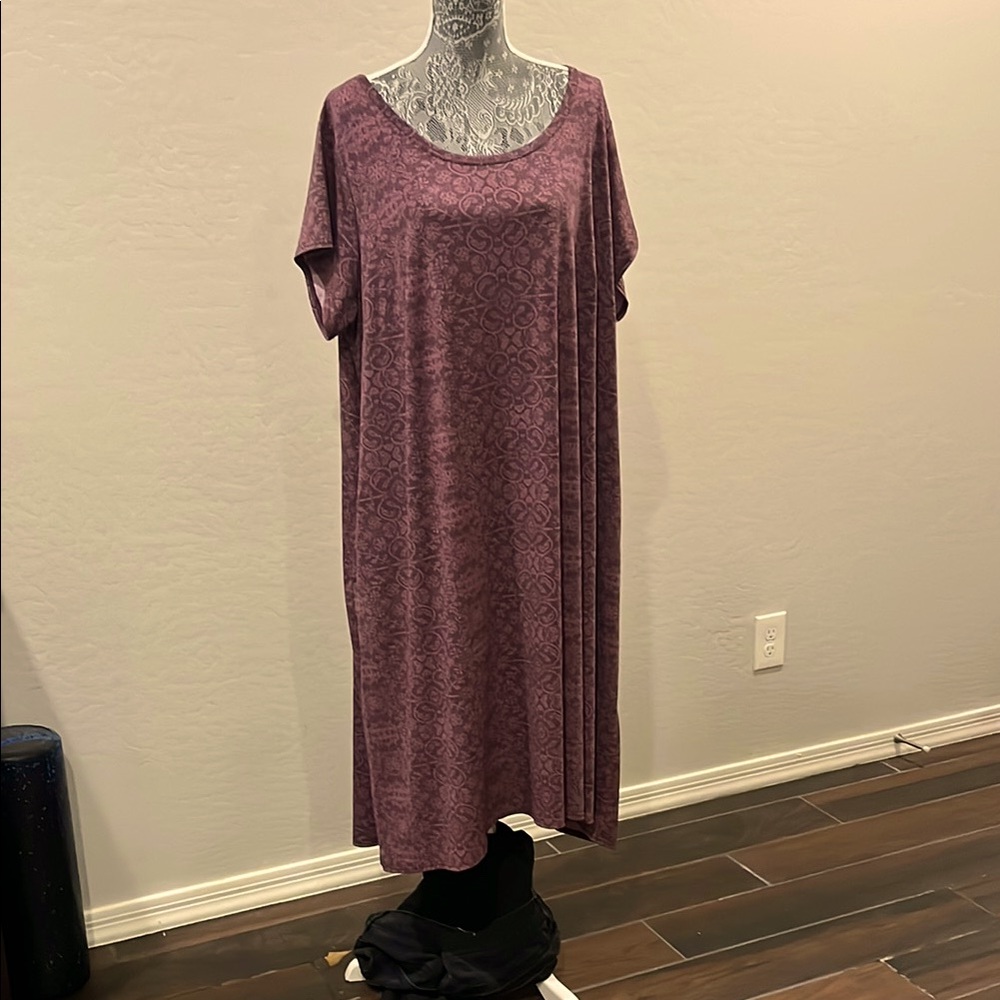 Elegant Purple Women's Dress